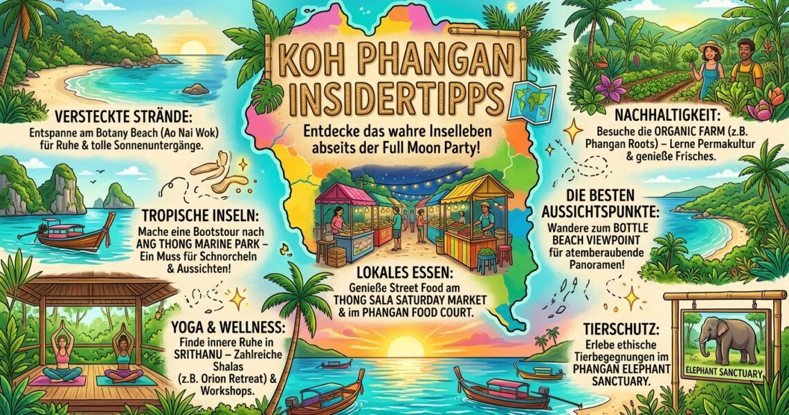Koh Phangan Insidertipps: 3 Must-See Hotspots, die du gesehen haben musst