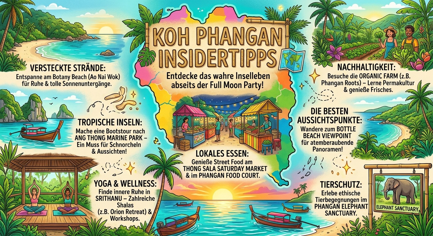 Koh Phangan Insidertipps: 3 Must-See Hotspots, die du gesehen haben musst