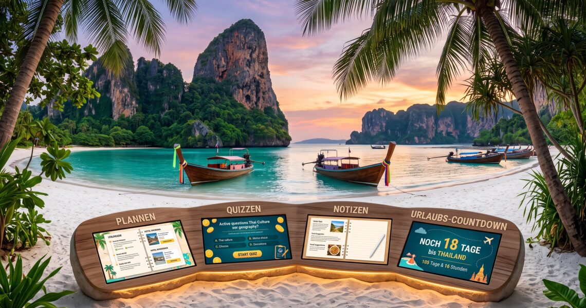 Reisefieber trifft Vorfreude: Die neue Thailand-Urlaubs-App ist offiziell im Google Play Store!