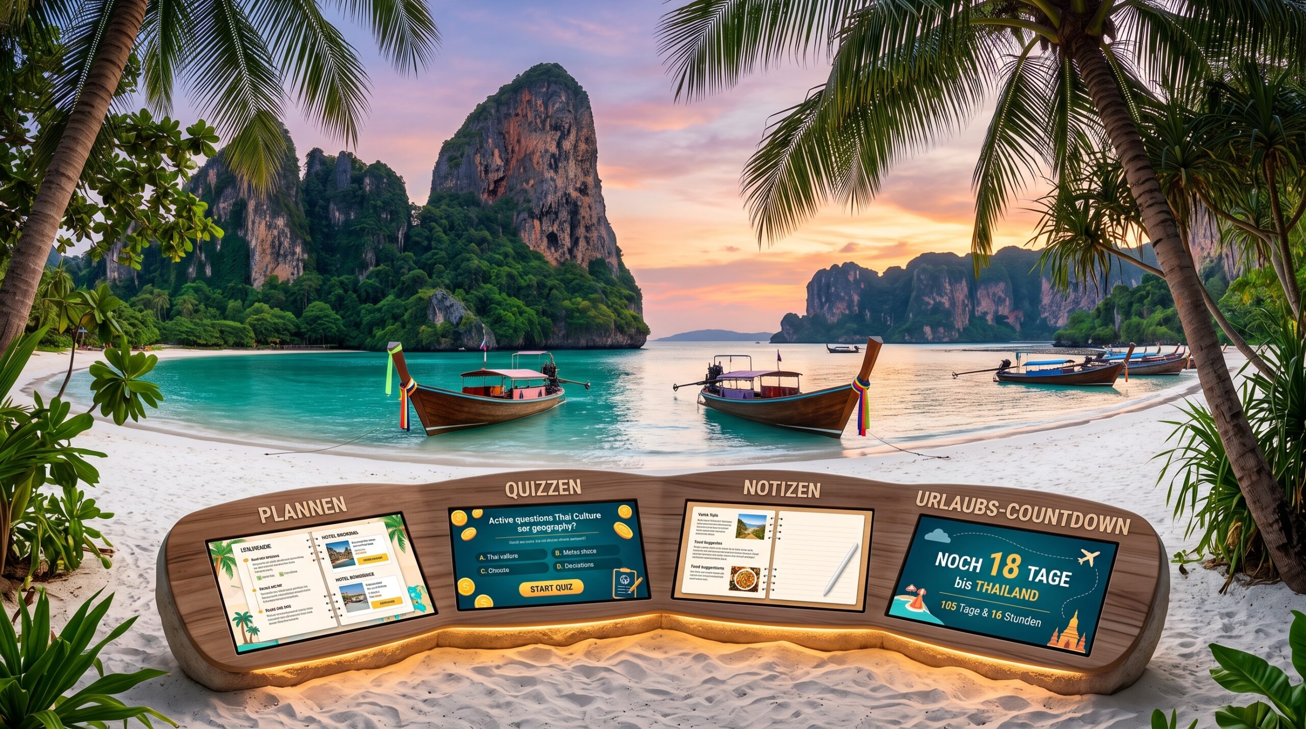 Reisefieber trifft Vorfreude: Die neue Thailand-Urlaubs-App ist offiziell im Google Play Store!